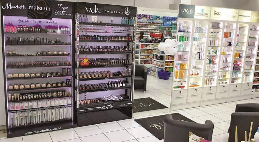 No ano em que comemora 10 anos em Candelária, a São João criou espaço específico para produtos de beleza 
