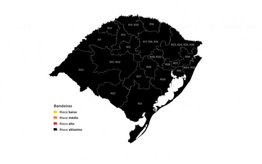 Mapa para a semana de 20 a 26 de abril