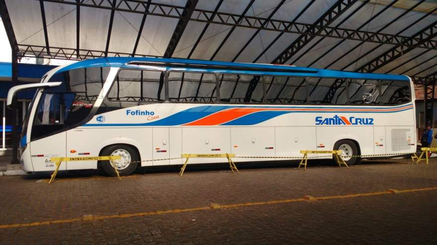 Novo ônibus da Viação União Santa Cruz será usado para linhas semidretas - Crédito: Divulgação - Folha