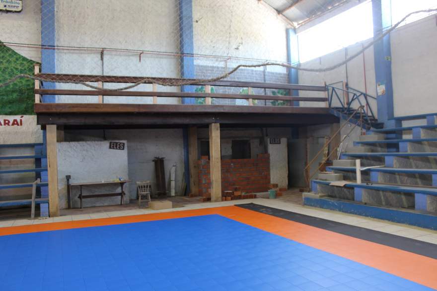 Obra de ampliação do banheiro feminino também deve ficar pronta na próxima semana