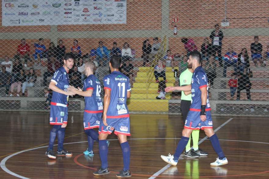 Jogadores do Atlético comemoram mais um gol marcado na partida