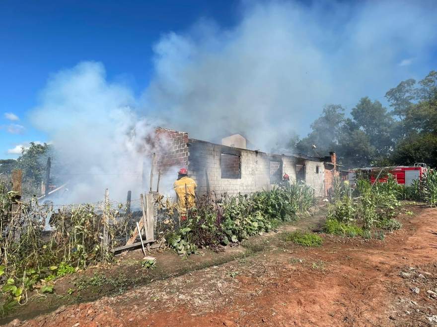 Foto: Bombeiros Voluntários de Candelária / Divulgação