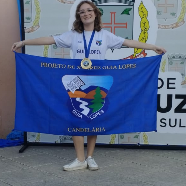 Manuela Prade: segundo lugar no Sub-11 (Foto: Divulgação)