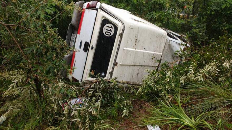 Apesar do susto, ninguém se feriu gravemente (Crédito: Arzélio Strassburger)