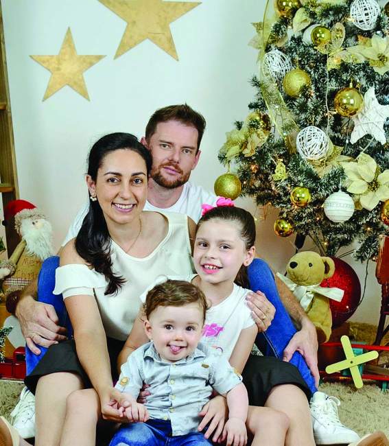 Para a família a mensagem no Natal é clara: “União, amor e gratidão”