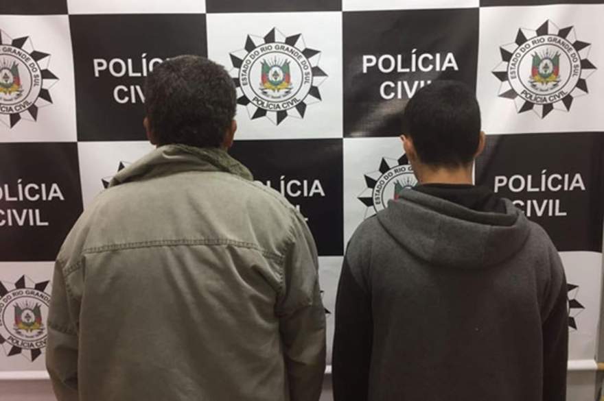 Geraldo de Oliveira, de 40 anos, e Luzimar Gomes Rios, 21, se apresentaram com advogado na DP nesta quarta, 10