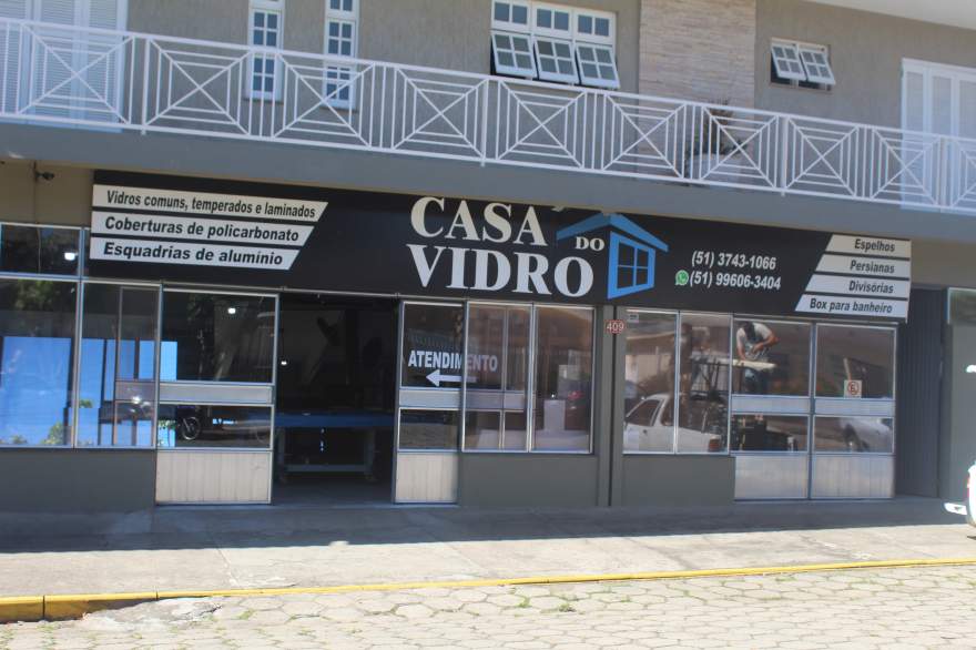 A Casa do Vidro fica na Rua General Osório, 409