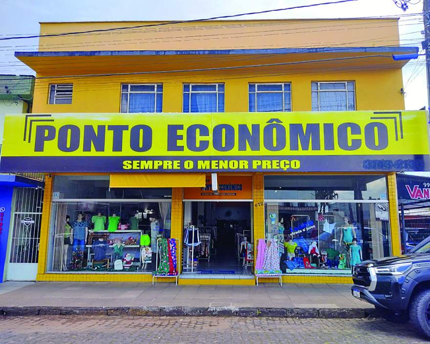 Loja Ponto Econômico: 25 anos vestindo gerações em Candelária 