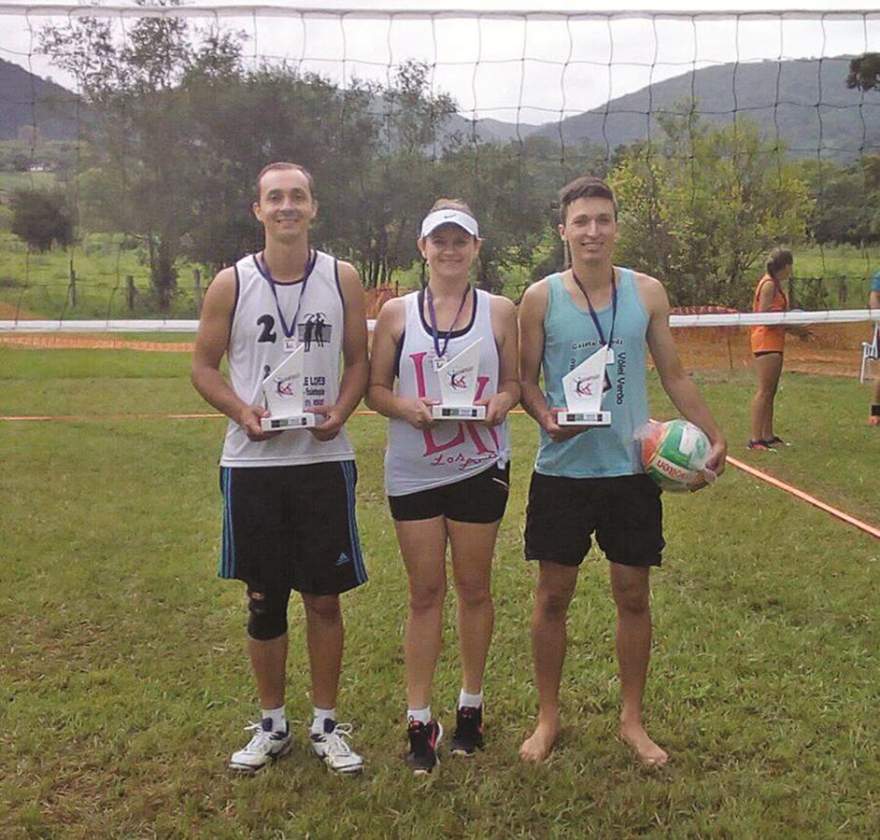 Eder, Daniel e Marieli, de Cerro Branco, conquistou o torneio pela terceira vez