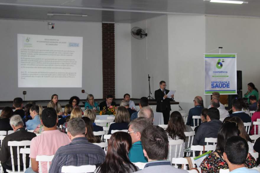 6ª Conferência Municipal de Saúde debate o tema Democracia e Saúde