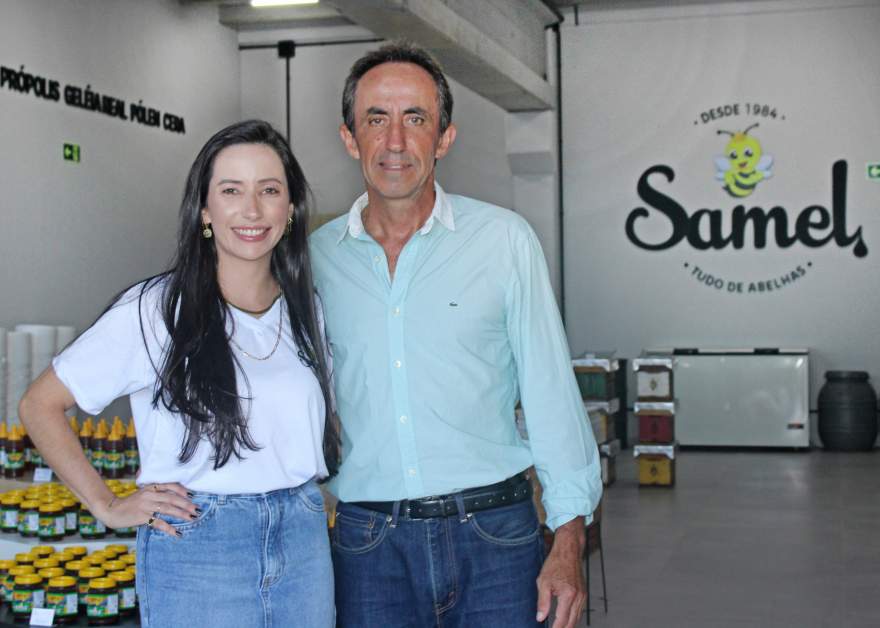 Sanderlei e Camila Pereira