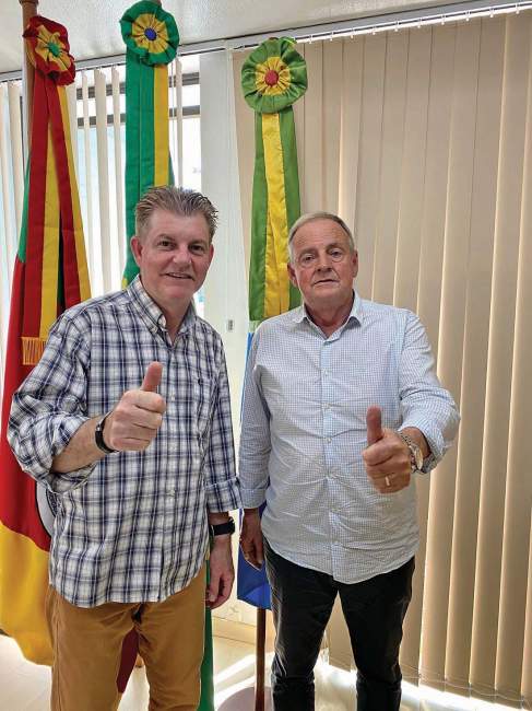 Rim, ao lado de Cristiano: “seguir a busca de avanços em todas as áreas”