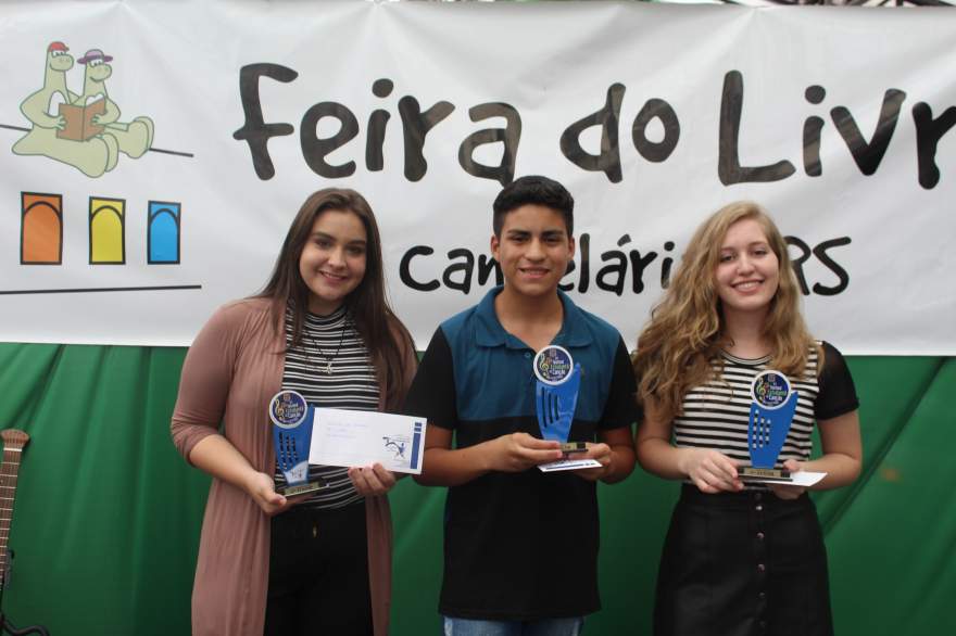 Heloísa, Elias e Yasmin: os vencedores da categoria intantojuvenil