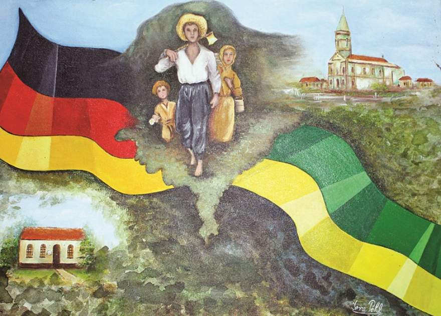Legenda:
A cultura alemã trazida pelos imigrantes ainda está enraizada em inúmeros municípios gaúchos, incluindo Candelária 