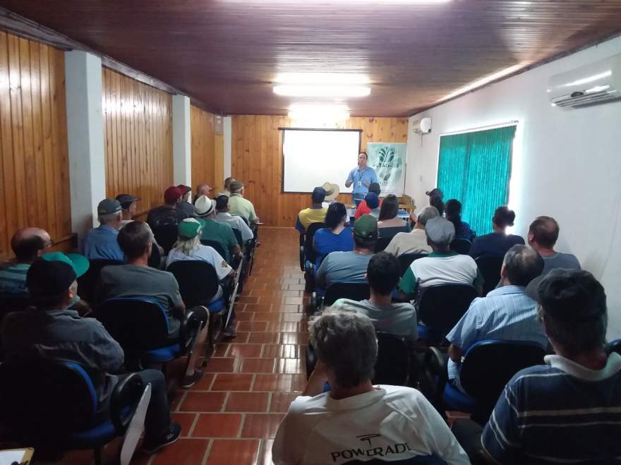 Um expressivo público esteve assistindo à palestra