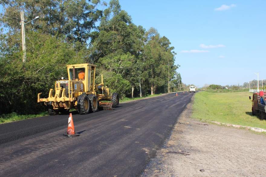 Obra de recapeamento da ERS 410