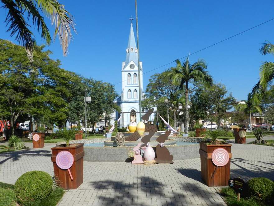 Decoração é uma das atrações no centro da cidade