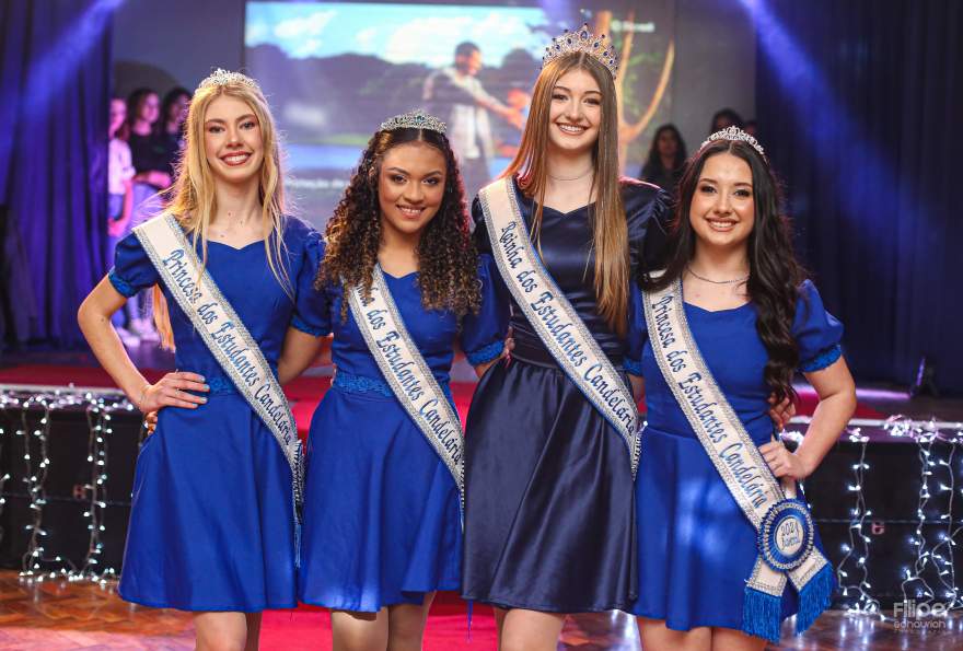 As Soberanas Estudantis 2024, Natácia Richardt, Kauane Gonzales, Marissol Roehrs e Brenda dos Passos