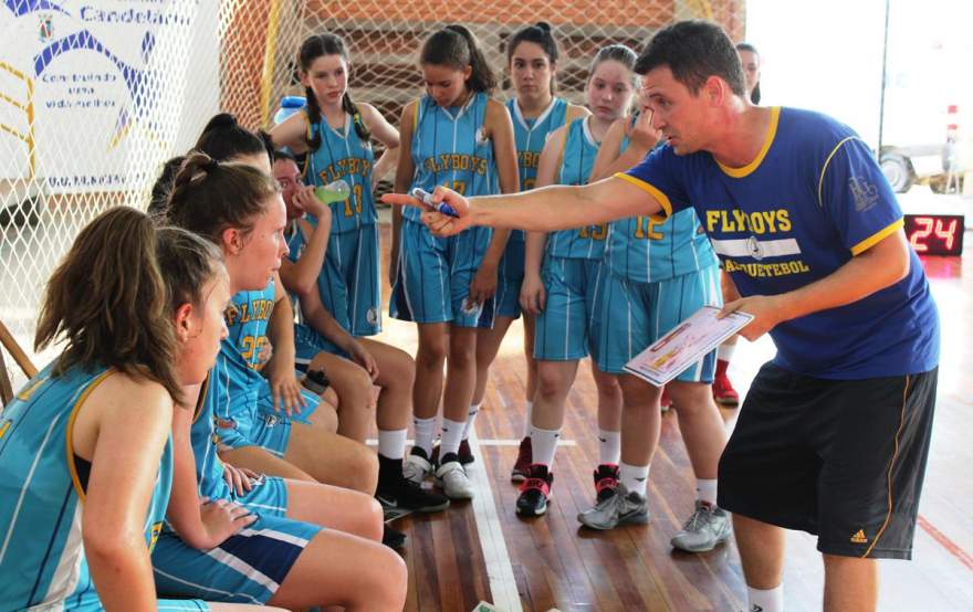 Técnico Ricardo Ellwanger comandou a equipe campeã
