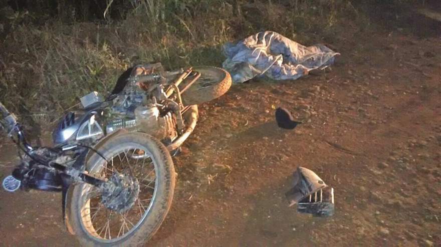 Bealcino da Silva Carlos morreu na hora após colidir contra moto de trilha em estrada no local conhecido como Botucaraizinho