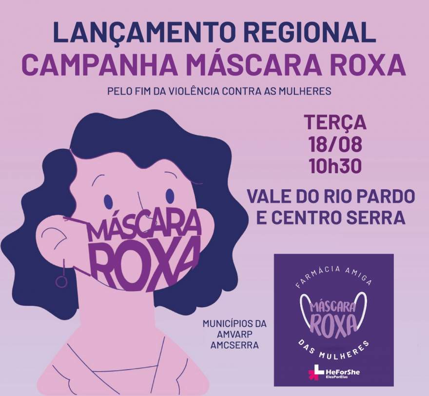 O selo do lançamento regional da campanha