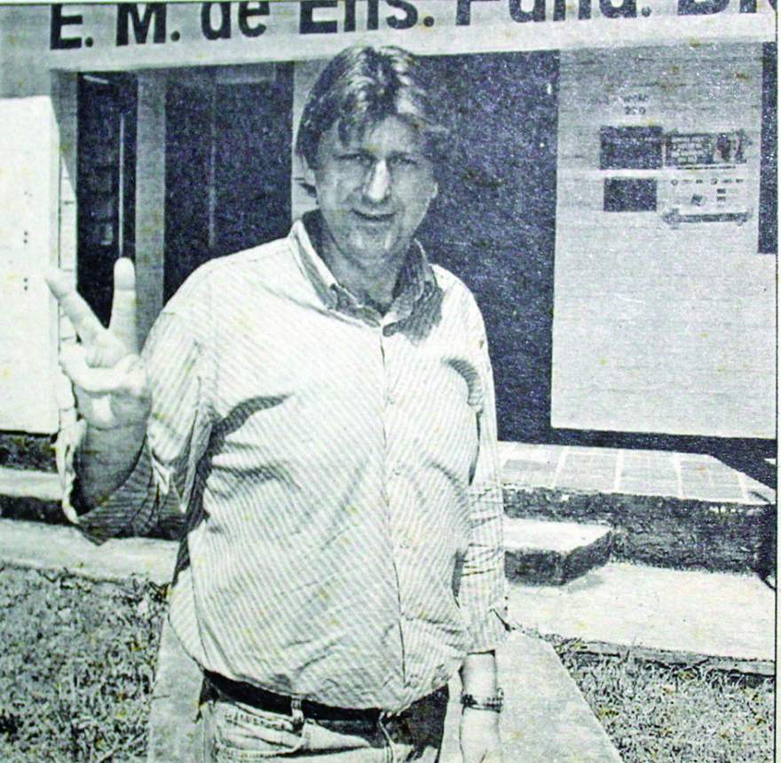 Valério Lawall: diferença favorável de 294 votos 