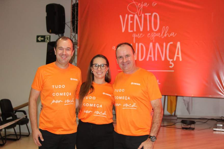 Clécio Ludwig, Daiane dos Santos e Silvano Klassen
