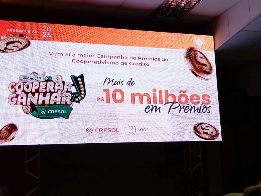 Apresentação da maior campanha de prêmios Cresol