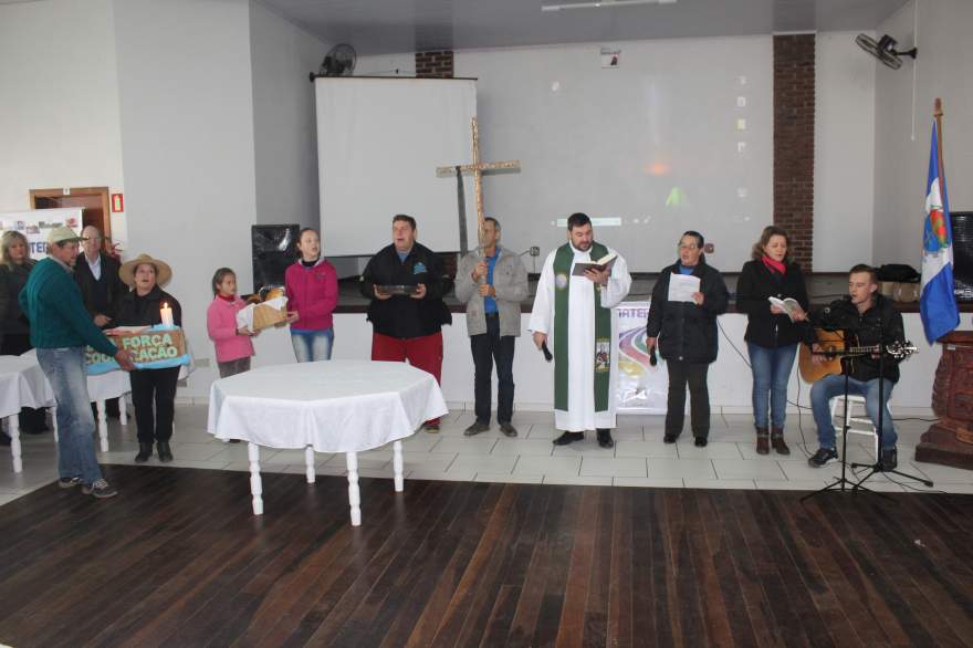 Celebração religiosa ocorreu na abertura do evento