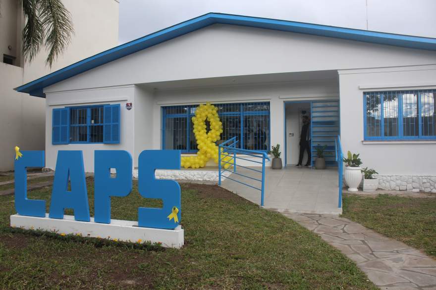 O Caps de Candelária fica na Av. Mal. Deodoro, 445 (Foto: Arthur L. Mallmann | Folha de Candelária)