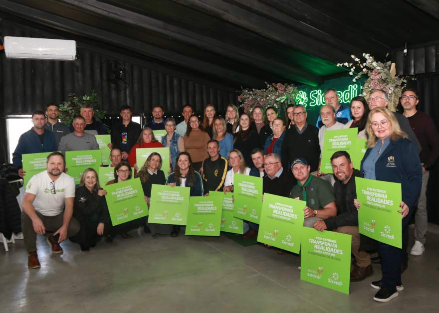 Sicredi de Candelária liderou em volume de recursos encaminhados para entidades