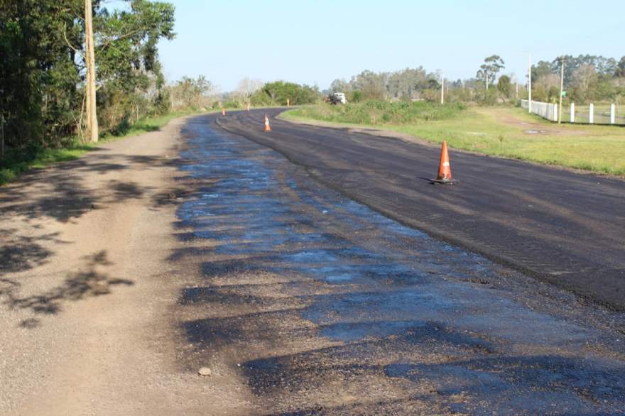 Obra de recapeamento da ERS 410