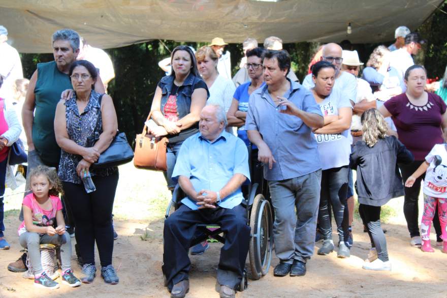 Teofredo (na cadeira de rodas): nunca vi nada tão lindo