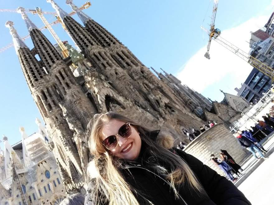 La sagrada família, em Barcelona