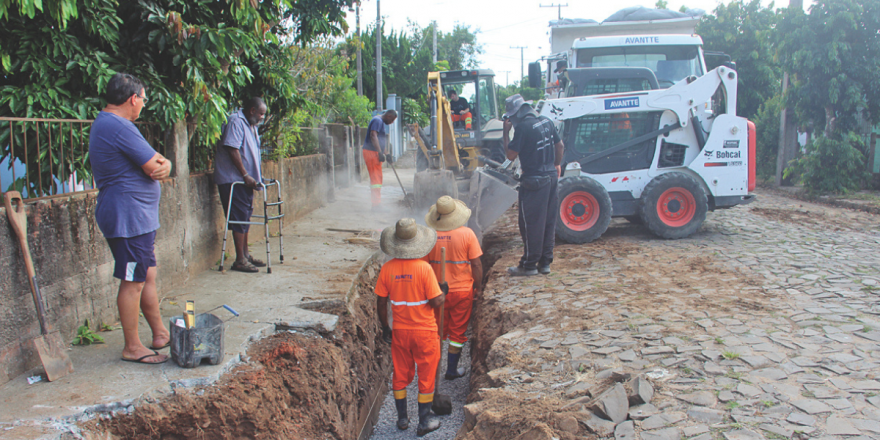 Sistema de drenagem foi trocado em ruas do Esmeralda (Foto: Arthur Lersch Mallmann | Folha de Candelária)