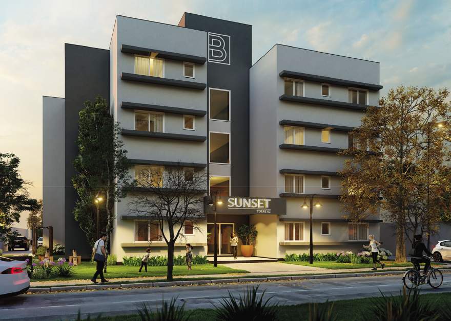  Edifício Sunset: projeto está localizado na Rua Beira Rio, entre a 15 de Novembro e a Sete de Setembro