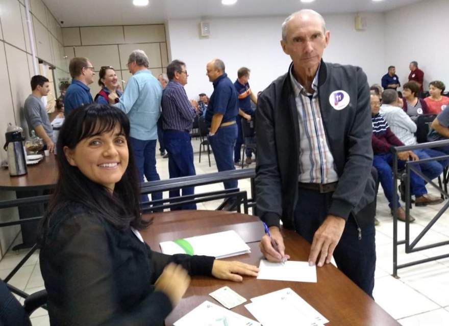 Entre os novos filiados, destaque para a adesão ao partido do produtor rural Odilo Bernardy