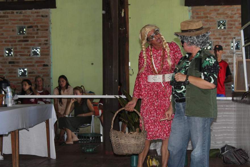 A apresentação Genaro e Maria Chiquinha do grupo Renascer