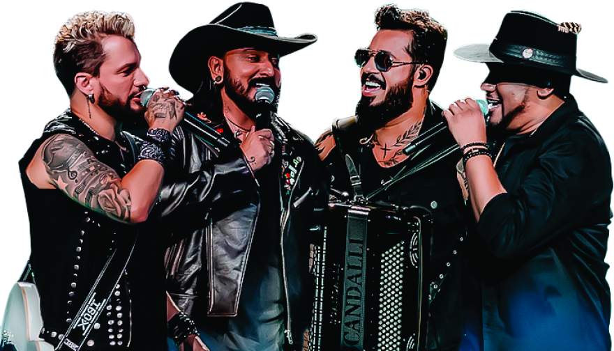 O grupo Traia Véia apresentará seus sucessos no dia 4 de maio (Foto: Divulgação)
