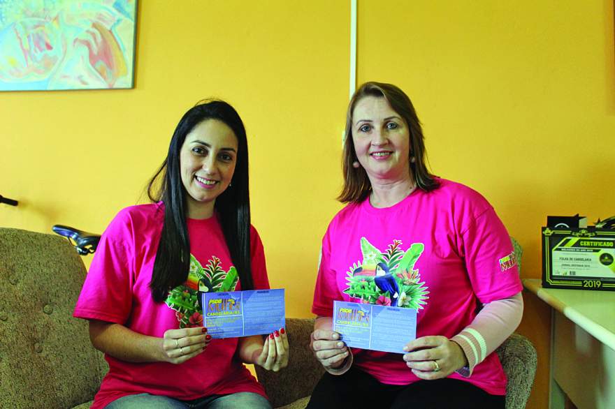 Juciele Ferreira e Cristina Rohde para o lançamento do PSDB, programado para o sábado