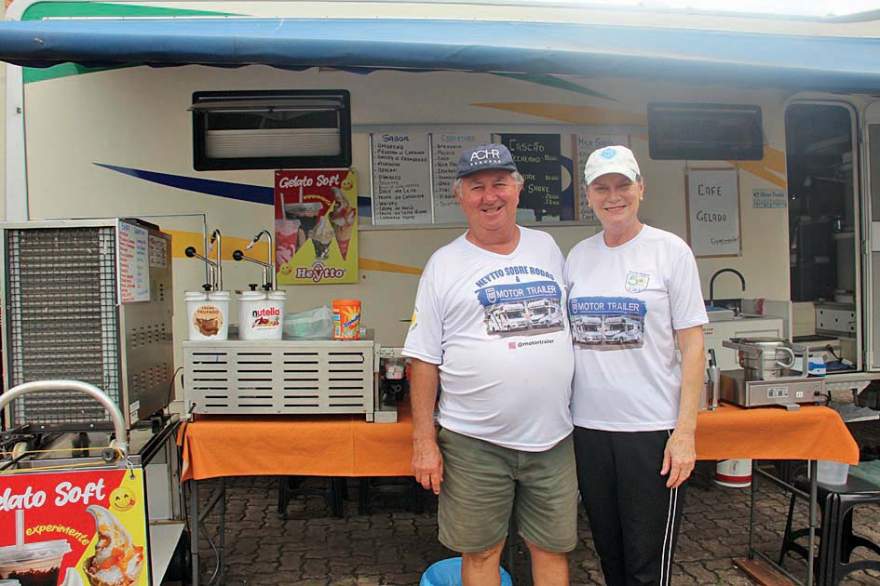 Heltor Schwingel com a esposa Marilene: “nosso objetivo é viver a vida”