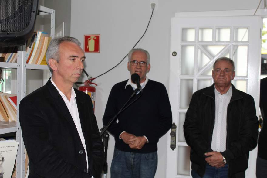 Carlos Nunes Rodrigues falou da importância do novo espaço para o Museu Aristides Carlos Rodrigues
