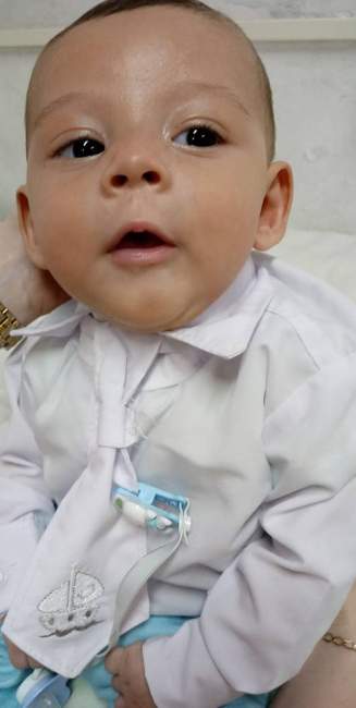Heitor de Vargas, o bebê de seis meses que reside em Ibarama - Crédito: Divulgação