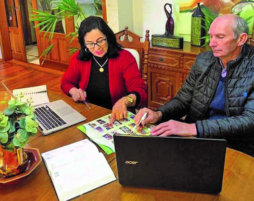 Jussara Mainardi (PTB) e Odilo Bernardy (P)
