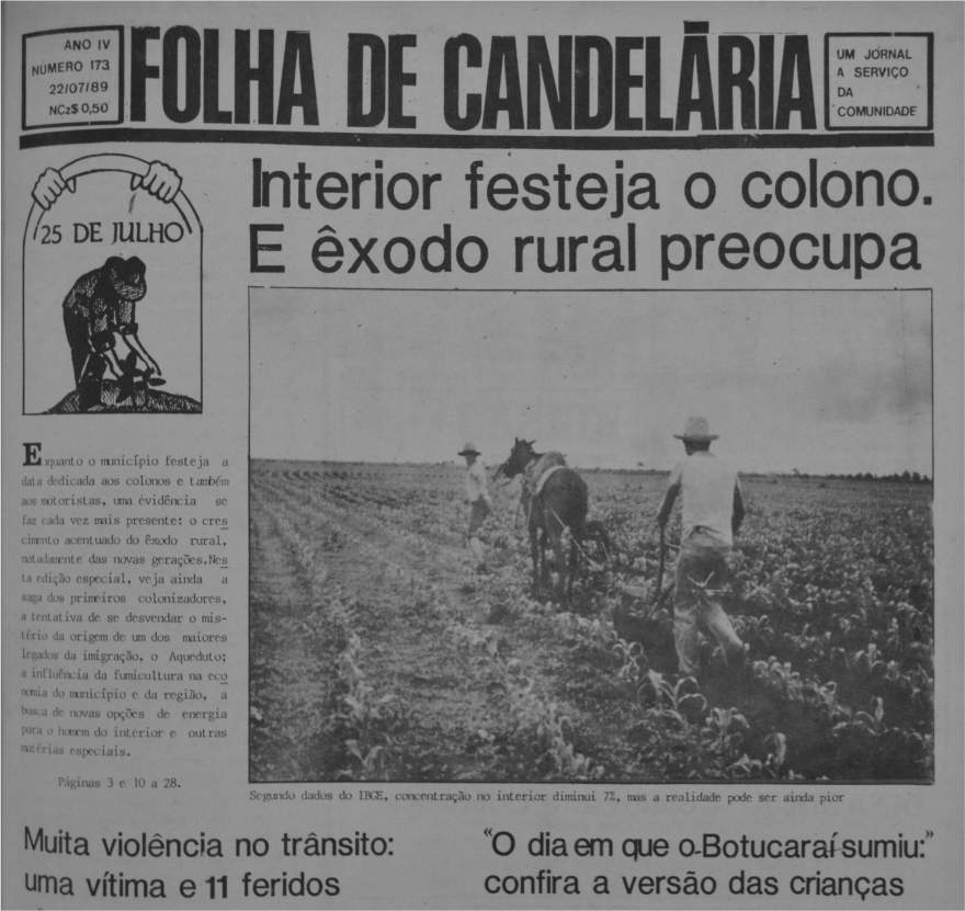 Edição de 22 de julho de 1989