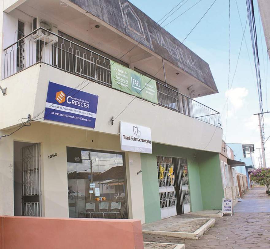 O endereço da FAEL em Candelária: do outro lado do hospital 