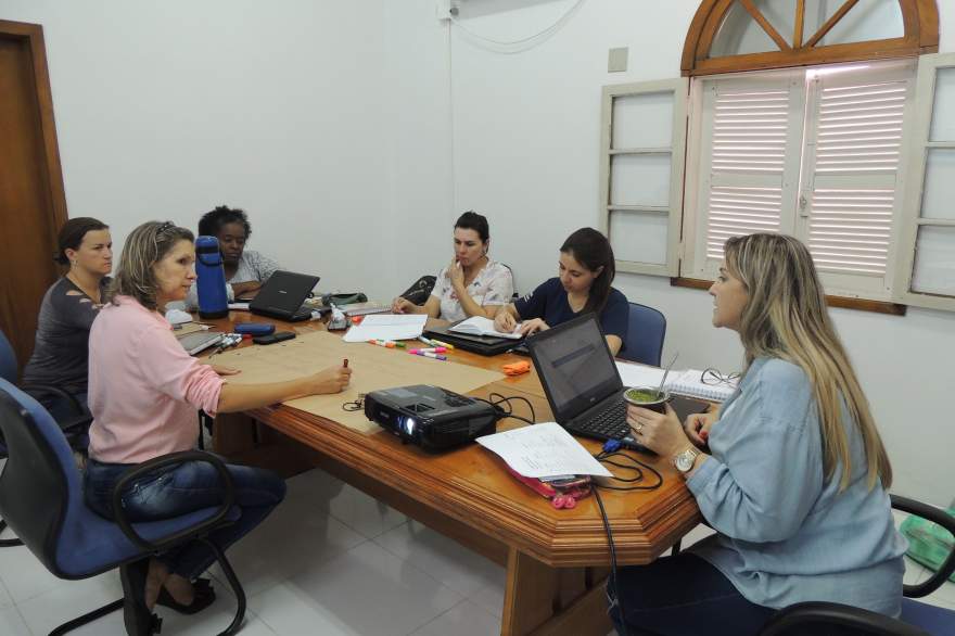 Trabalhos foram coordenadores pela assessora de Programas Sociais, Cristiane de Oliveira Biscaino