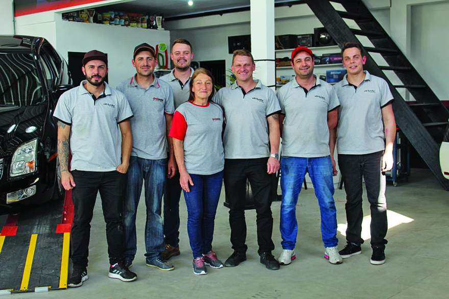 A equipe da Extrema Autocenter