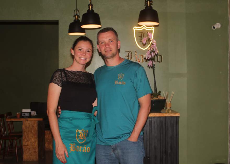 Os proprietários Ginevra da Silveira e Ricardo Ellwanger 