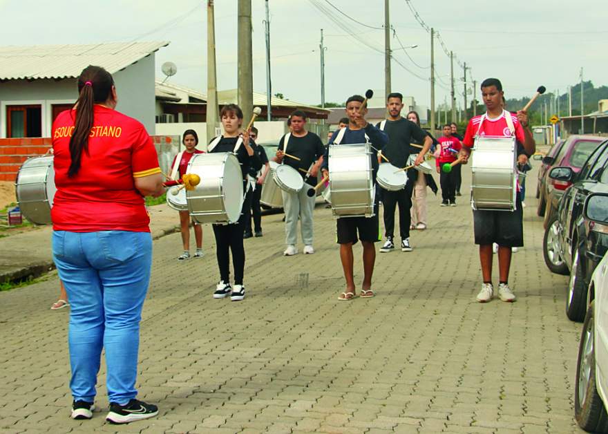 Cerca de 28 estudantes participarão da Banda Marcial